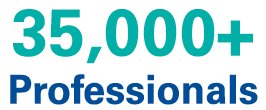 35,000+ Professionals